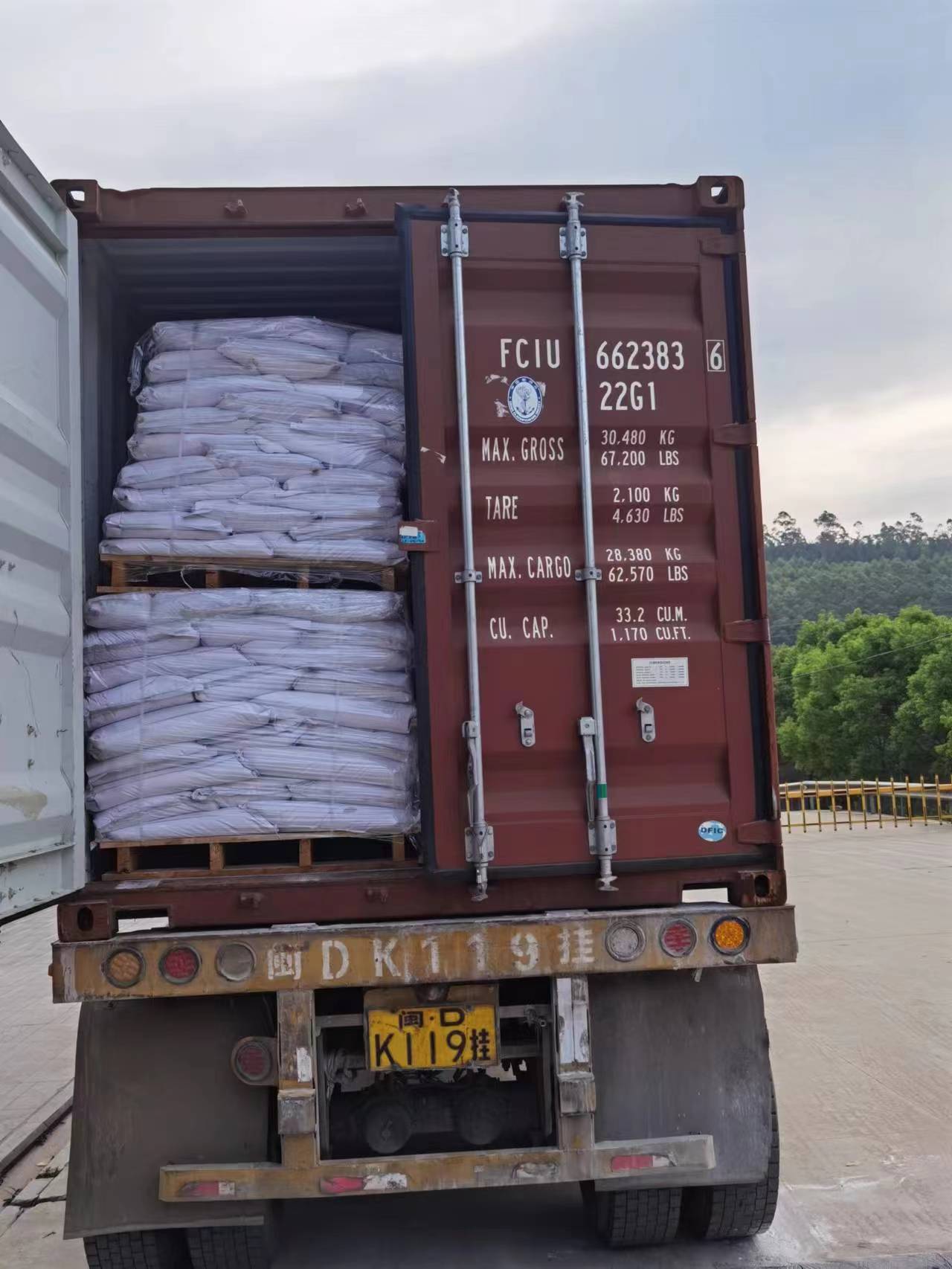 Container loading for export